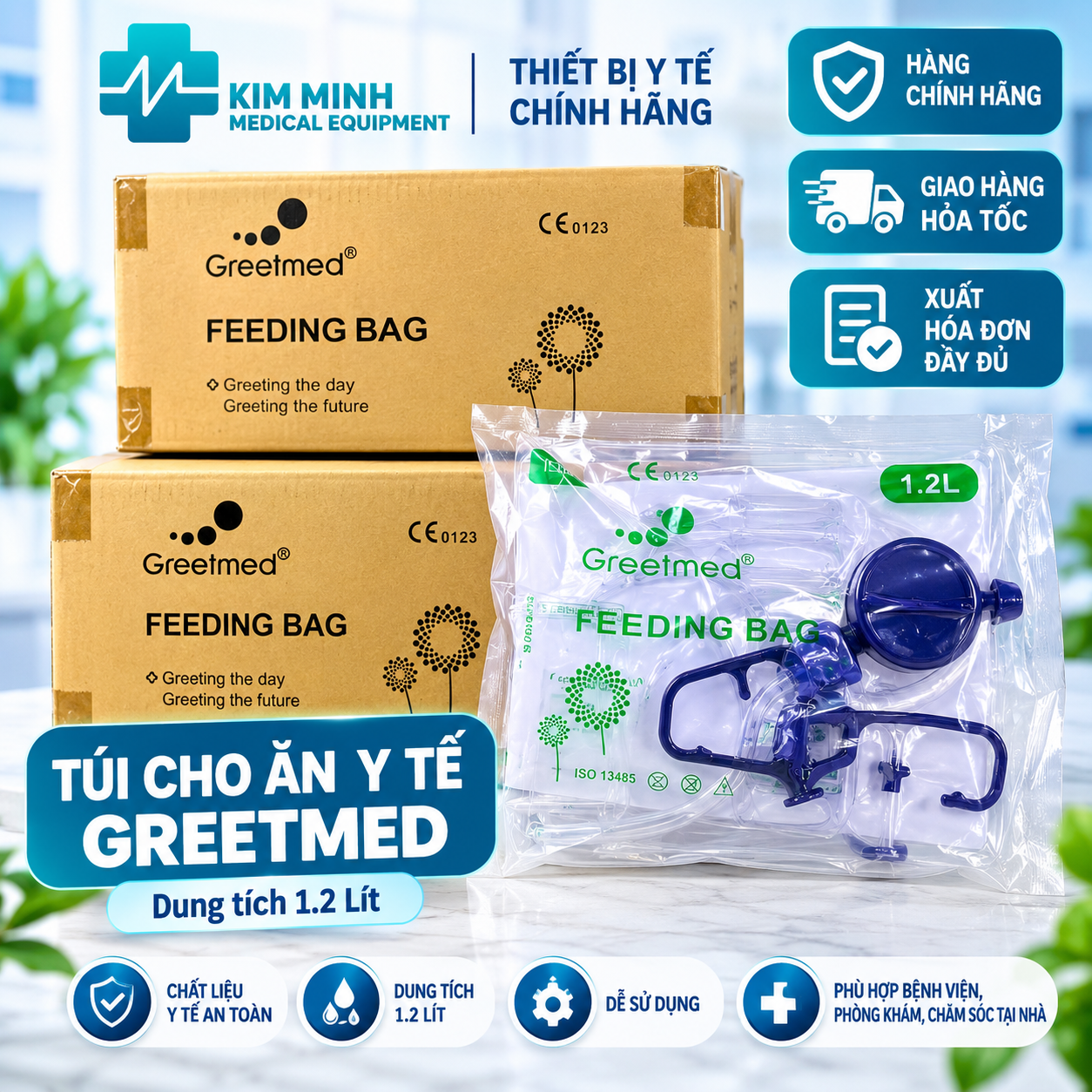 Mua Túi Cho Ăn Y Tế Ở Đâu Uy Tín? | TBYT KIM MINH