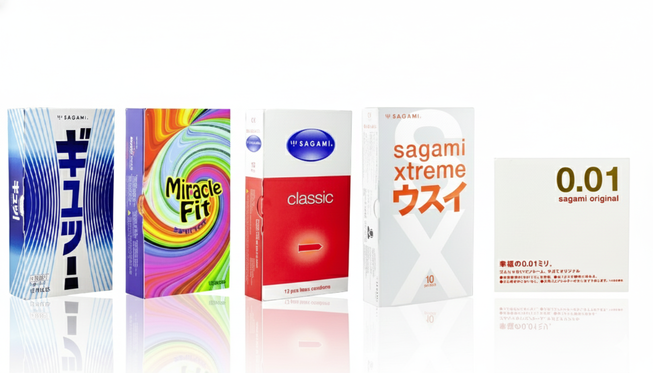 Top 5 bao cao su Sagami chất lượng và phổ biến nhất hiện nay