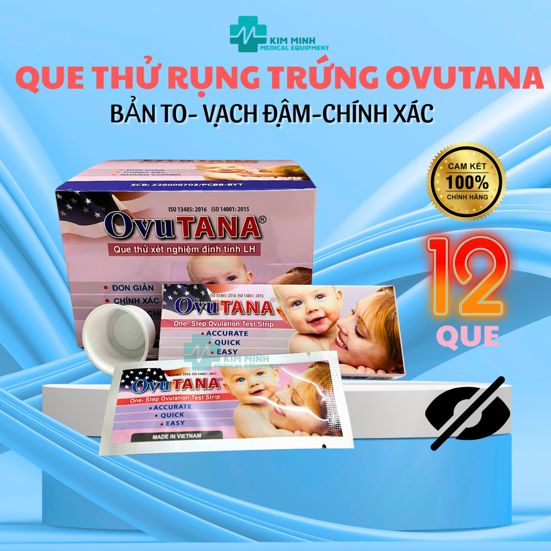 Que Thử Rụng Trứng Ovutana HCM