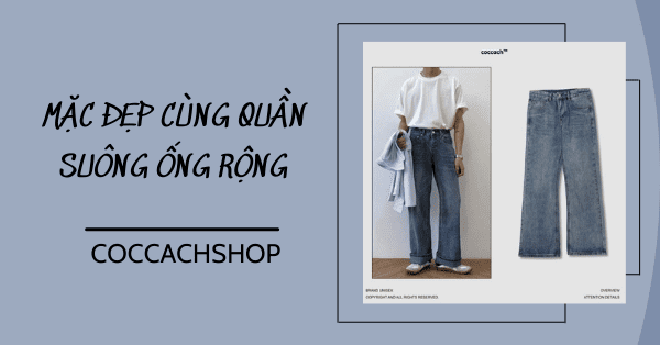 Mặc đẹp cùng quần suông ống rộng