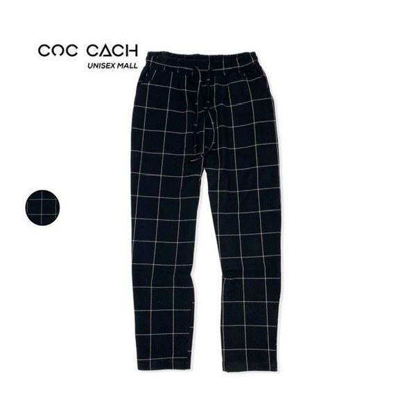 Quần baggy COCCACH kẻ