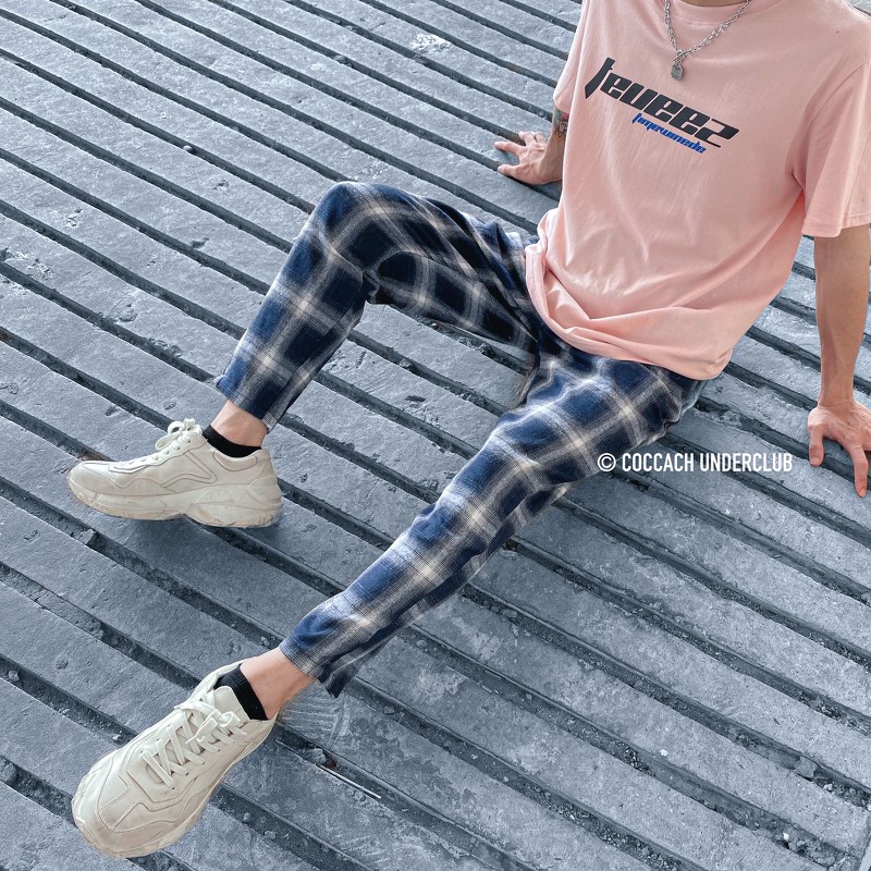 Quần đũi ENG caro - Blue - M