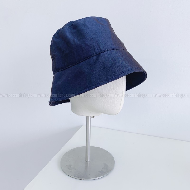 Mũ bucket basic cao cấp #111 - Xanh đậm - Free size