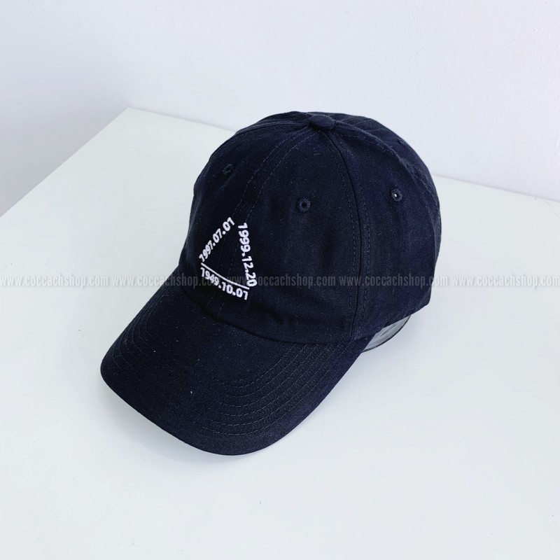 Mũ cap day month year - Đen - Free size