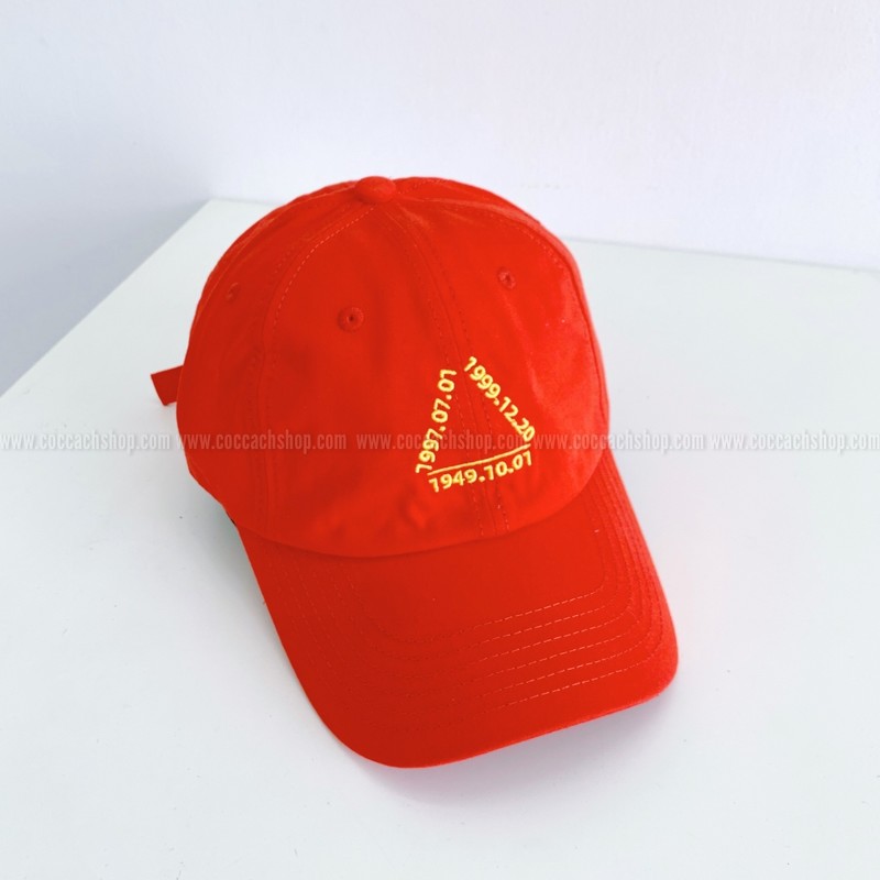 Mũ cap day month year - Đỏ - Free size