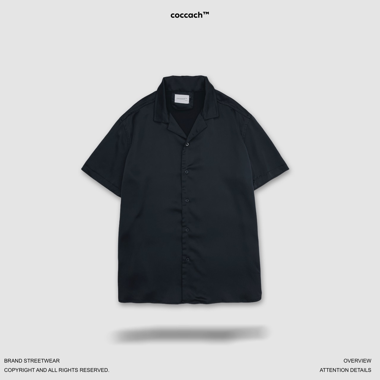 Áo sơ mi COCCACH basic CCS61 - Đen - L