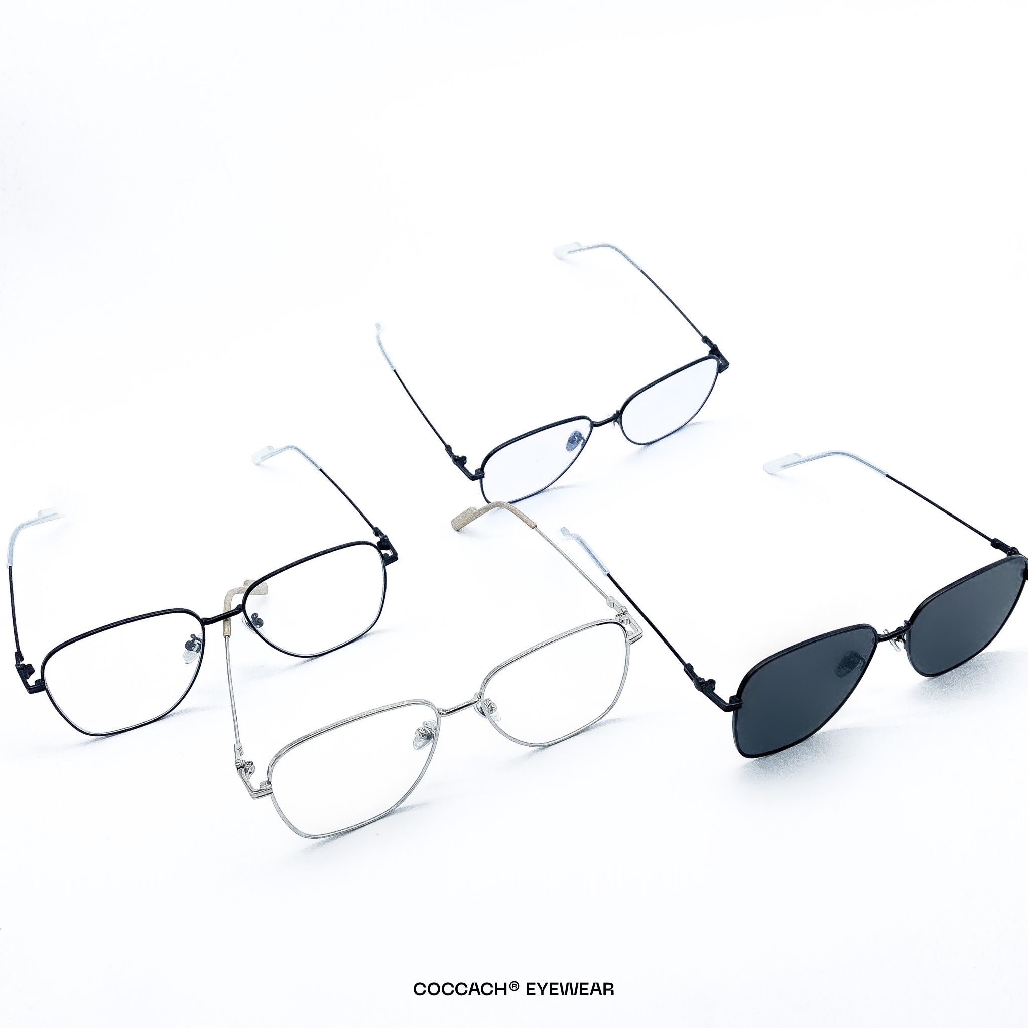 Kính mắt GL129 - Trắng - Free size