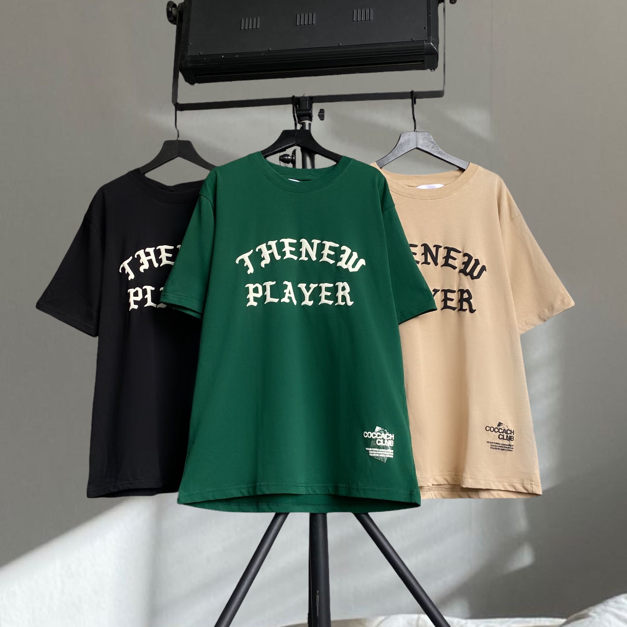 Áo phông THE NEW PLAYER - Xanh lá cây - L