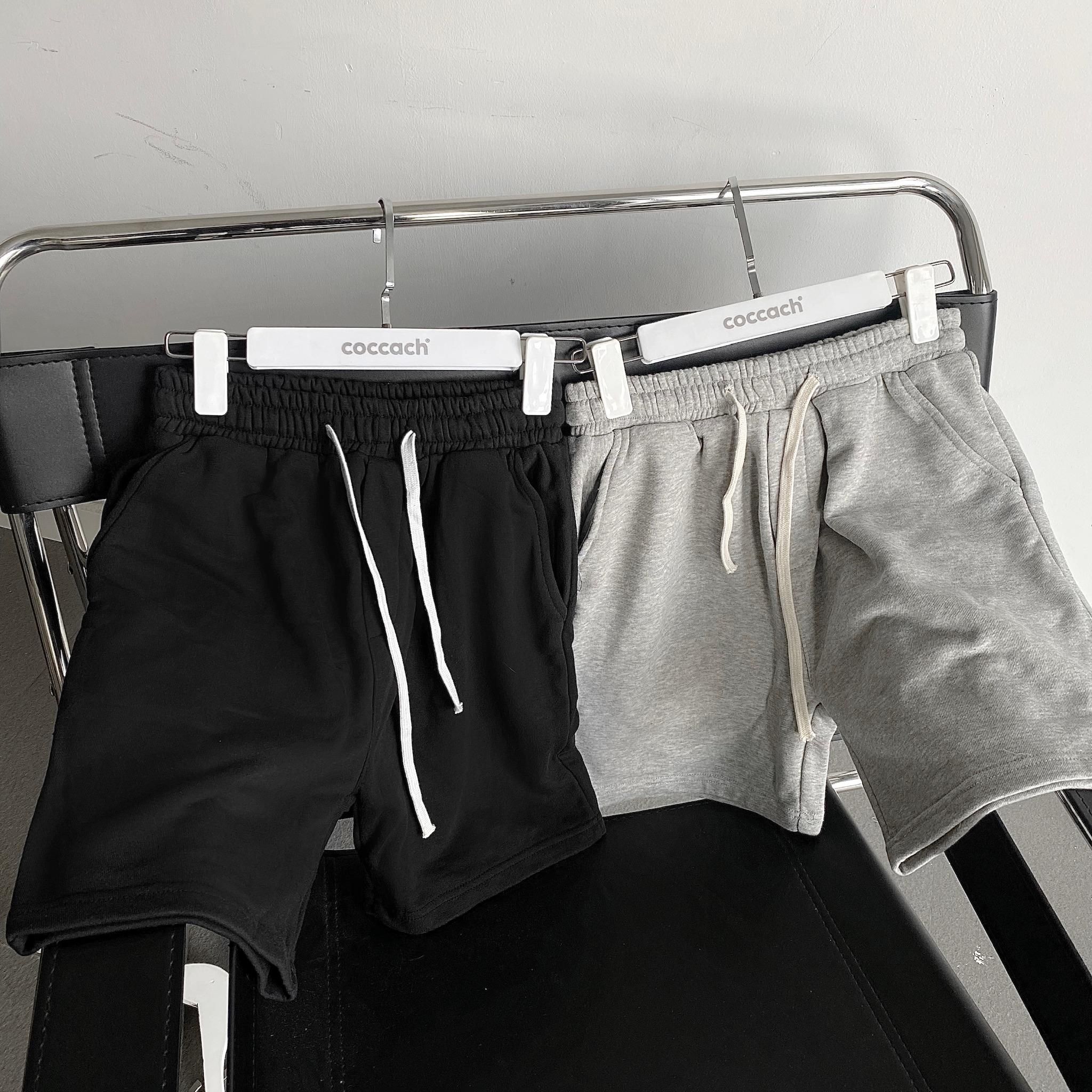 Quần shorts nỉ basic QS605 - Xám - L