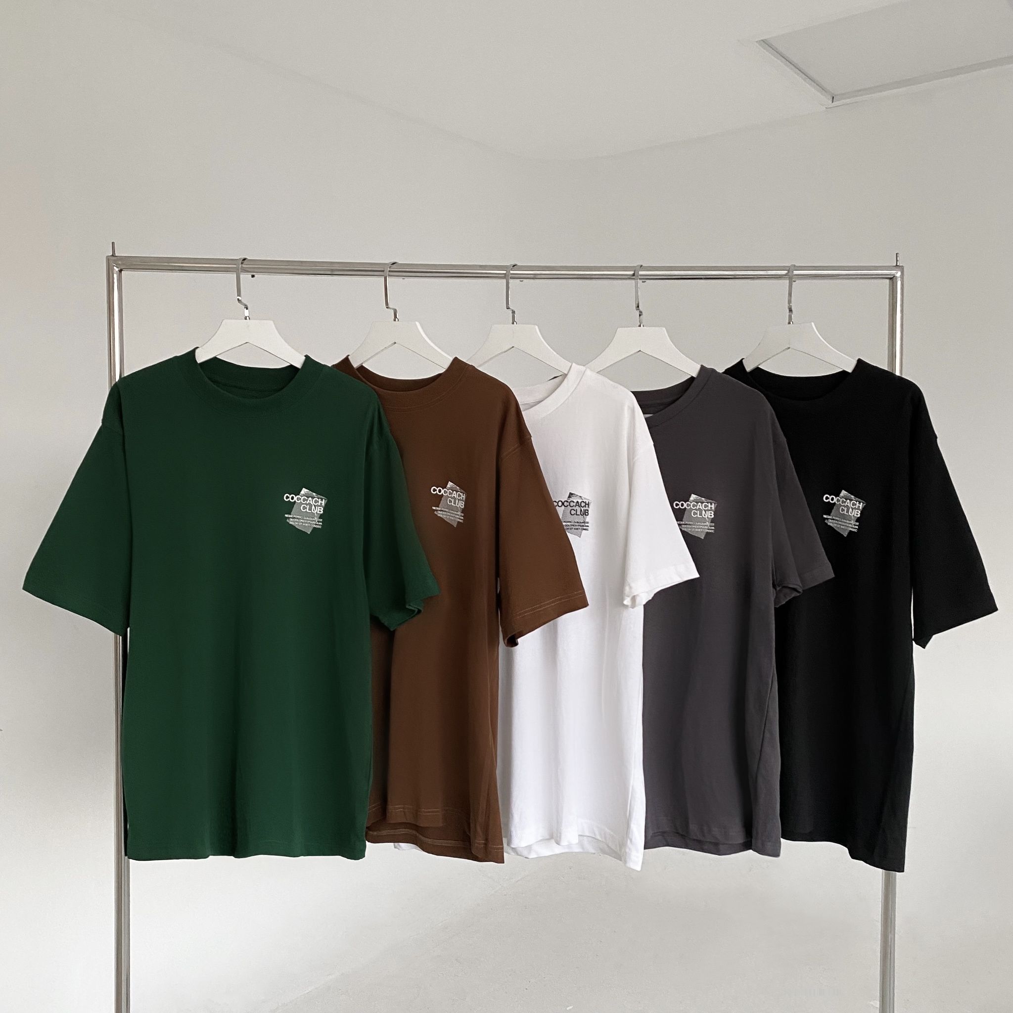 Áo phông COCCACH CLUB - Đen - XL
