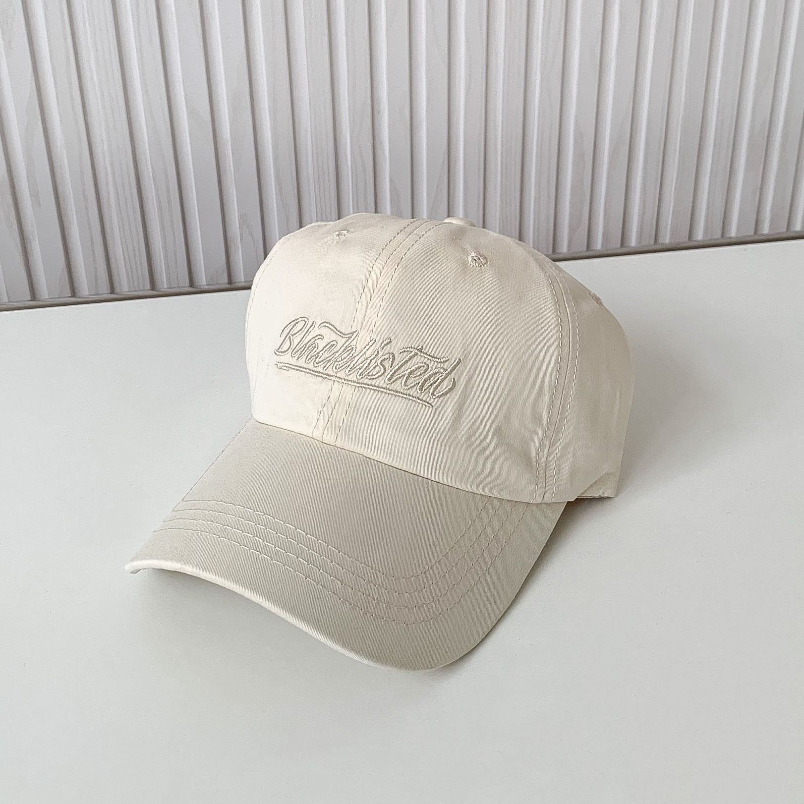 Mũ cap Blacklitsted cao cấp - Be - Free size