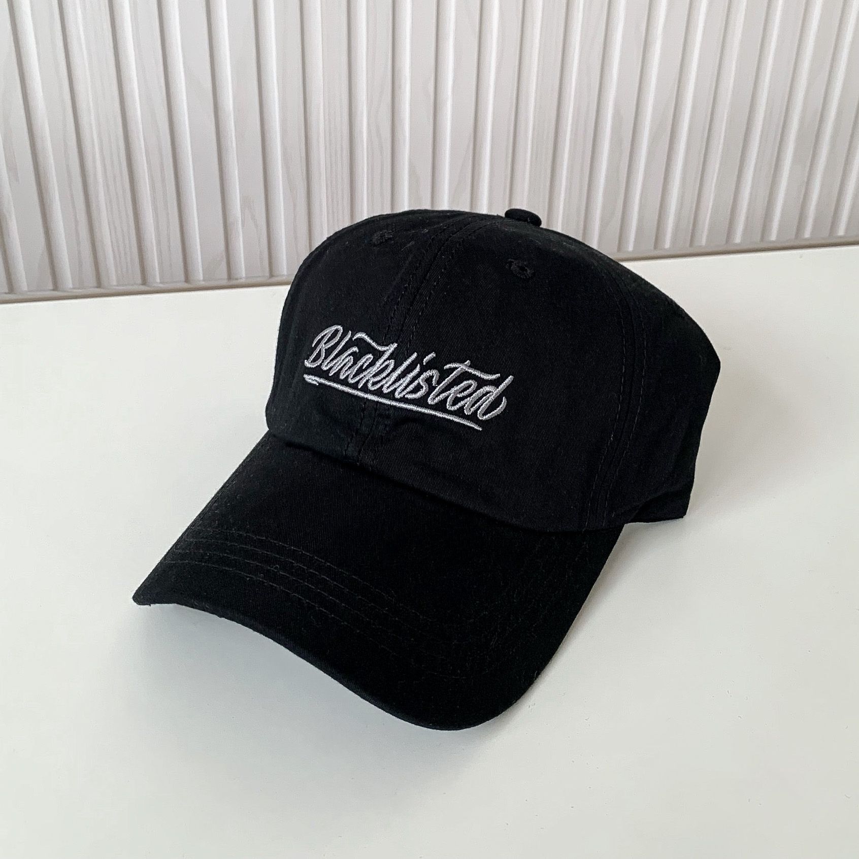 Mũ cap Blacklitsted cao cấp - Đen - Free size