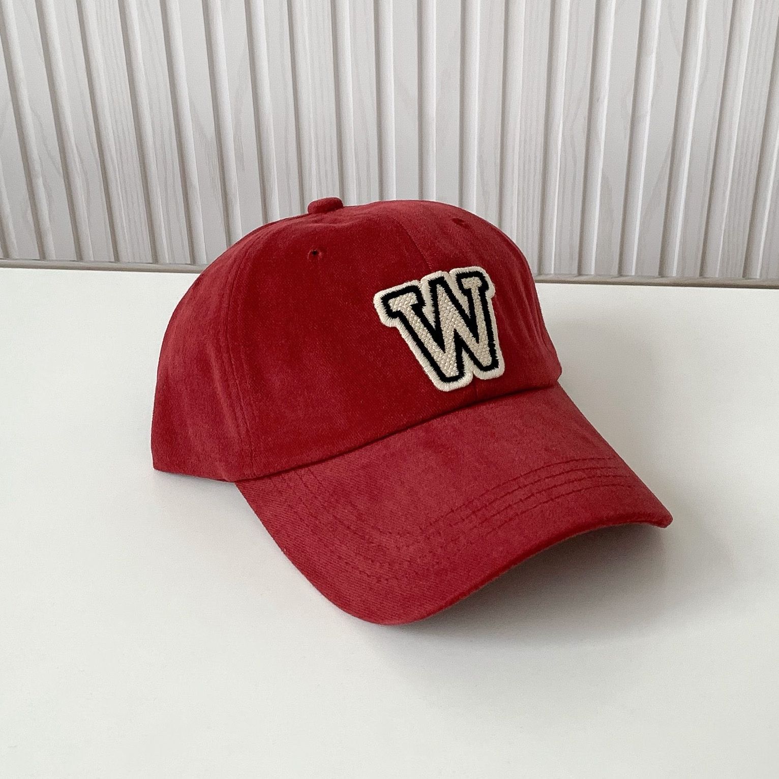 Mũ cap W cao cấp - Đỏ - Free size
