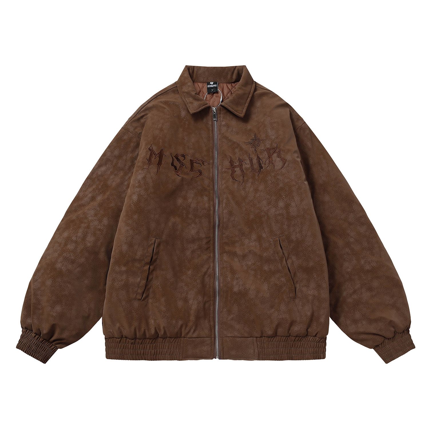 Áo khoác unisex HUR cao cấp - Nâu - M