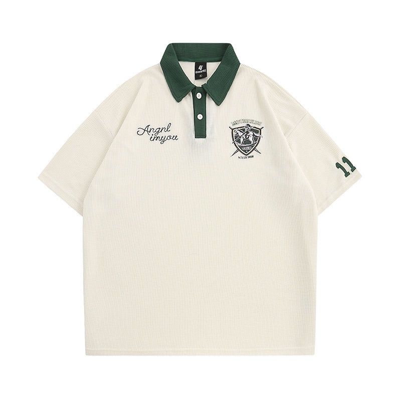 Áo polo unisex MOTKICKISS cao cấp - Be - M