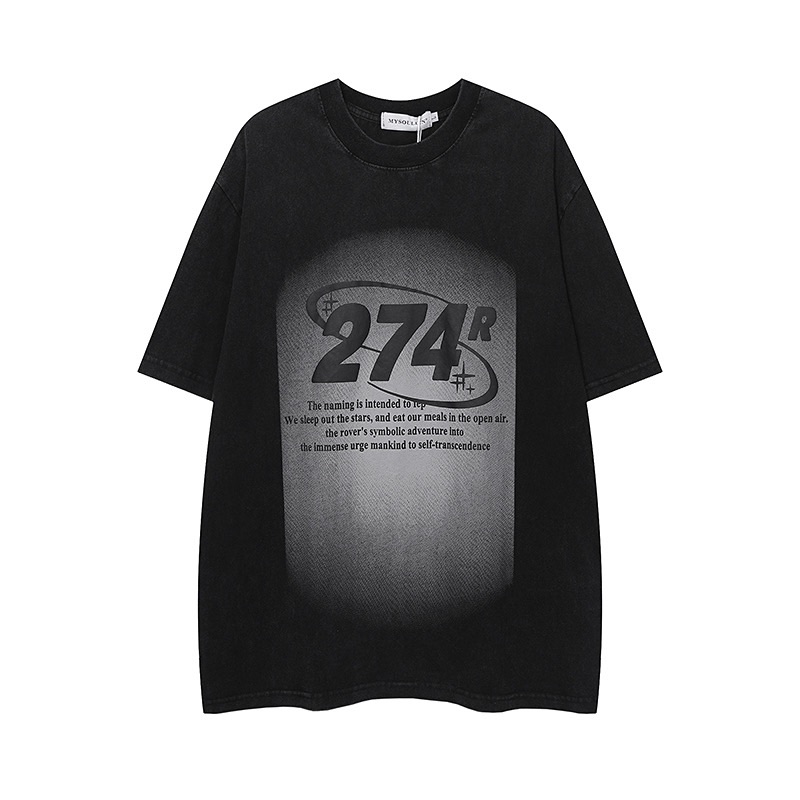 Áo phông unisex 274R cao cấp - Đen - M