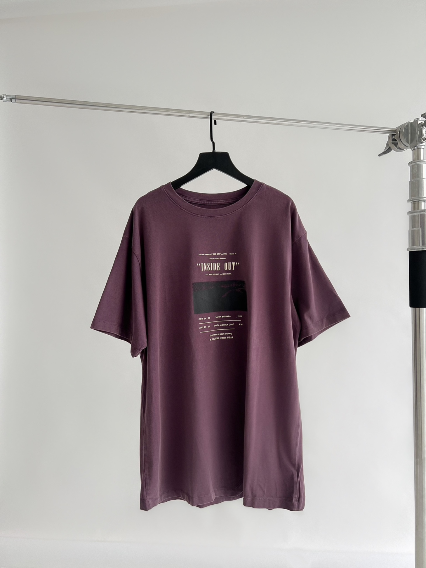 Áo phông INSIDE OUT cao cấp - Tím - Free size