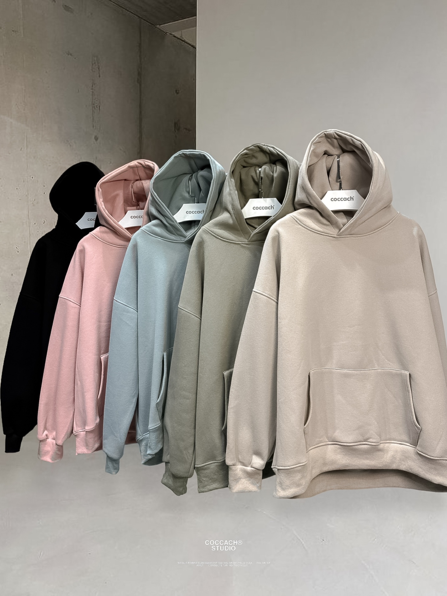 Áo hoodie unisex by COCCACH CCS154