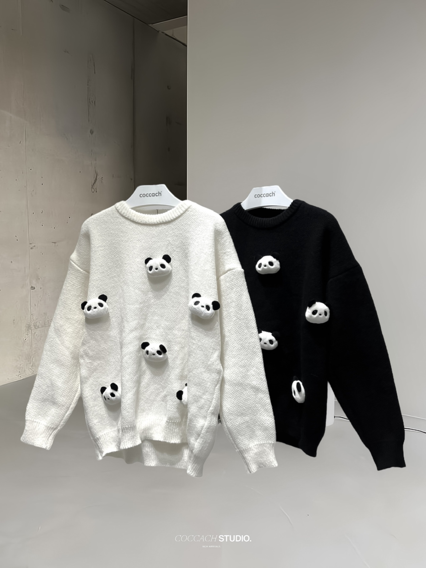 Áo len unisex PANDA cao cấp AL2611