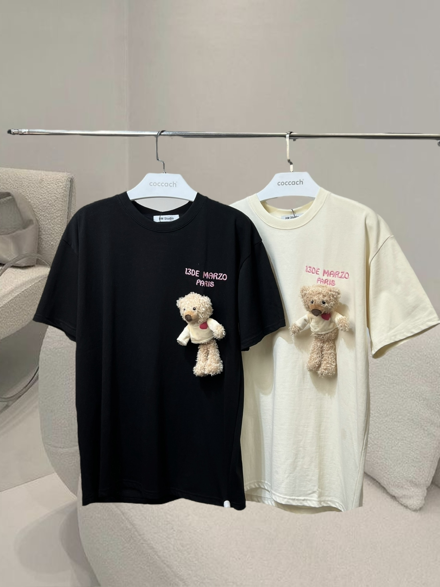 Áo phông unisex BEAR cao cấp TSS-0703