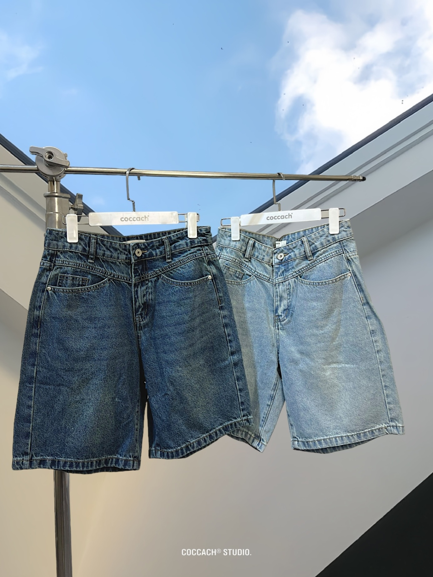 Quần shorts jeans basic QS-021