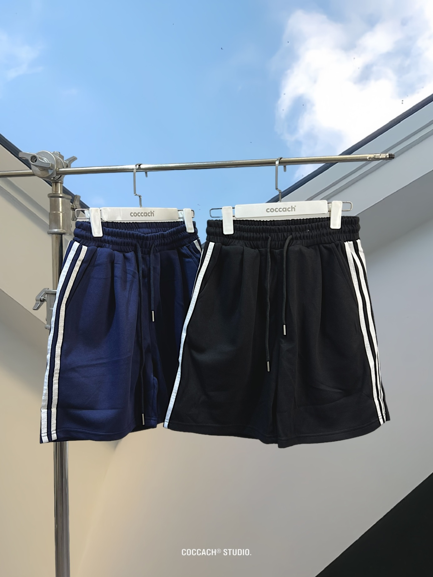 Quần shorts nỉ 3 sọc cao cấp QS3139