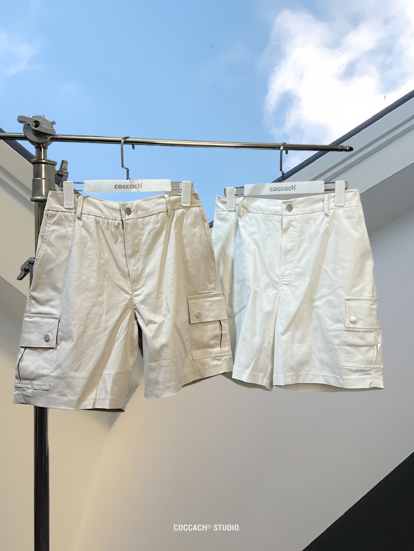 Quần shorts unisex túi hộp QS0422