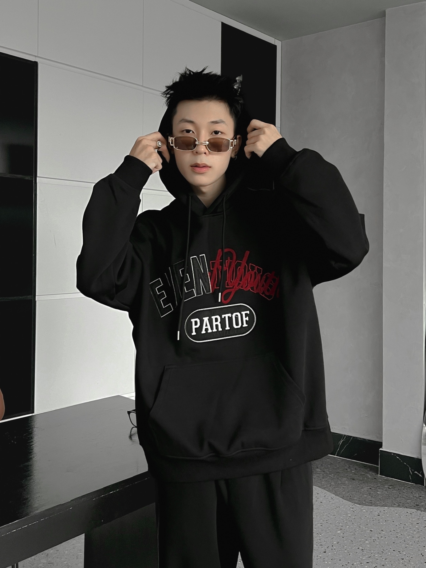 Áo hoodie unisex EVEN cao cấp