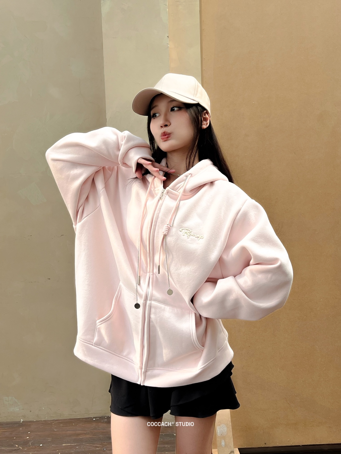 Áo khoác hoodie zip REMGO cao cấp