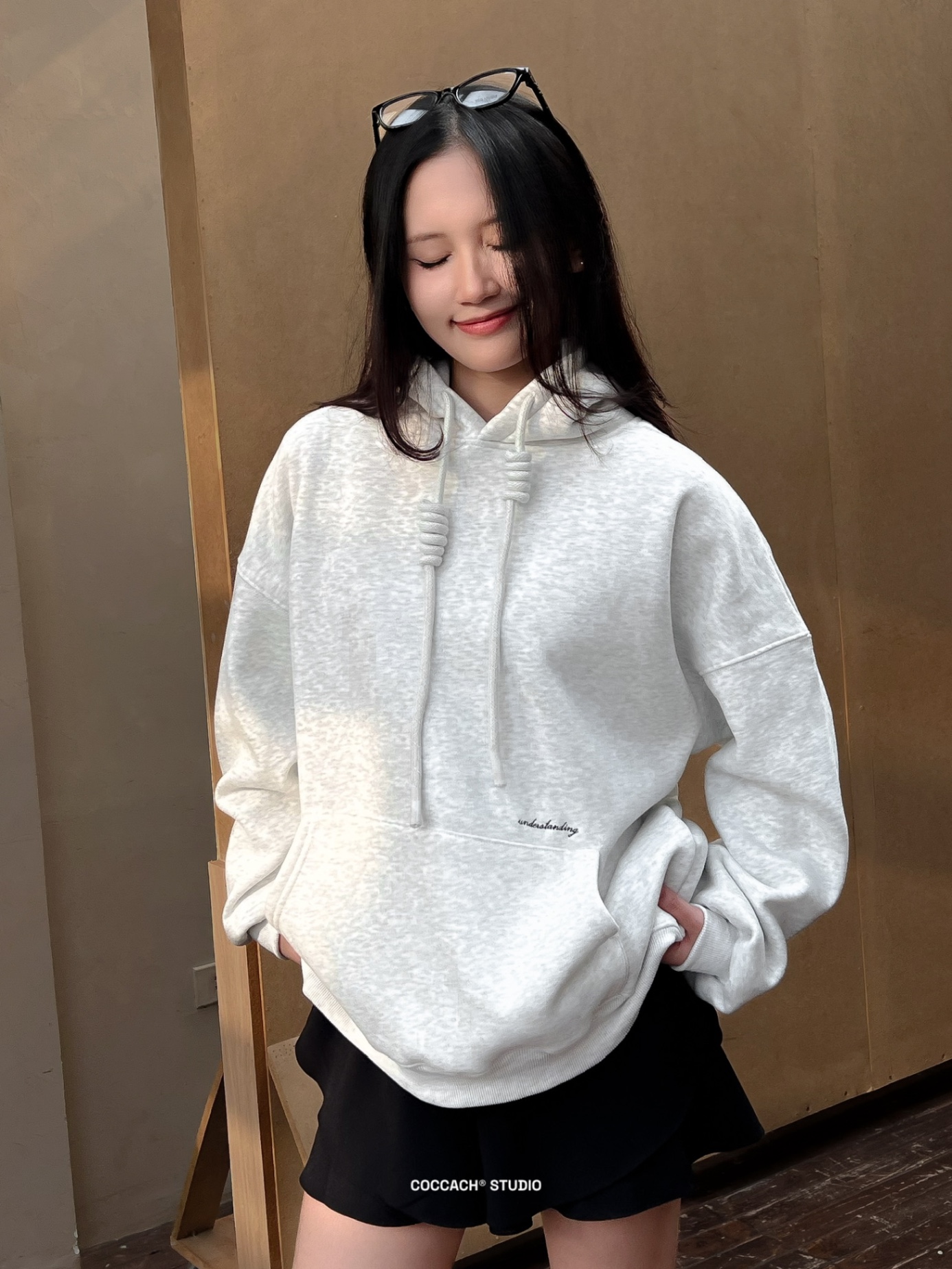 Áo hoodie basic unisex cao cấp AN-68030