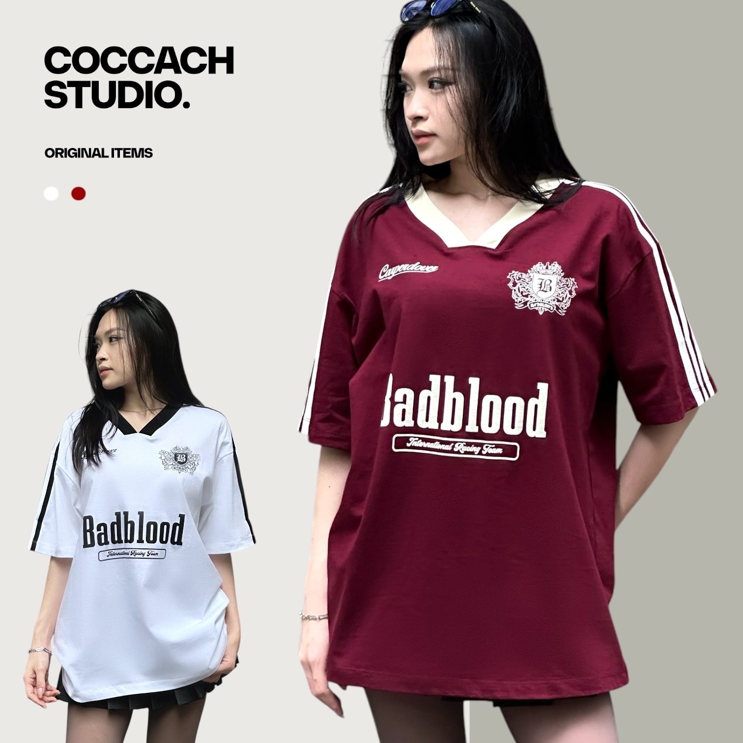 Áo phông unisex BAD BLOOD cao cấp TSS-1107