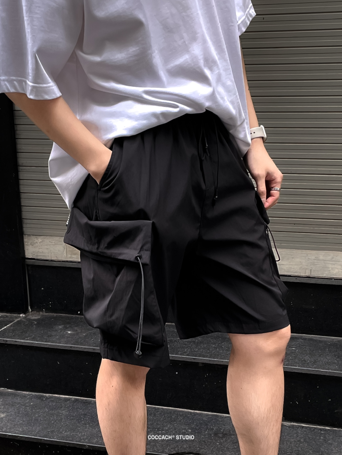Quần shorts unisex  túi hộp cao cấp  QS-819