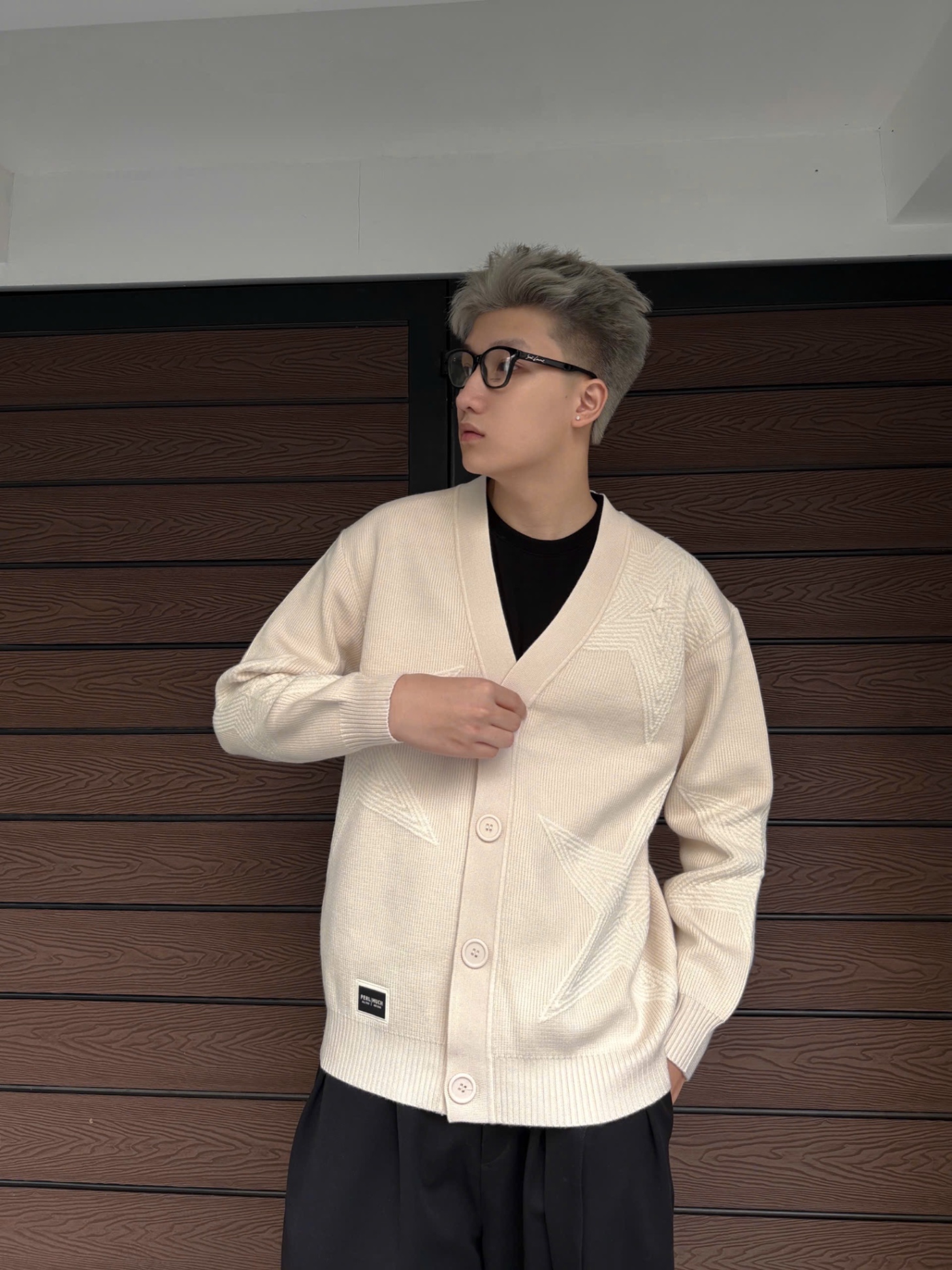 Áo cardigan len unisex cao cấp AK86720