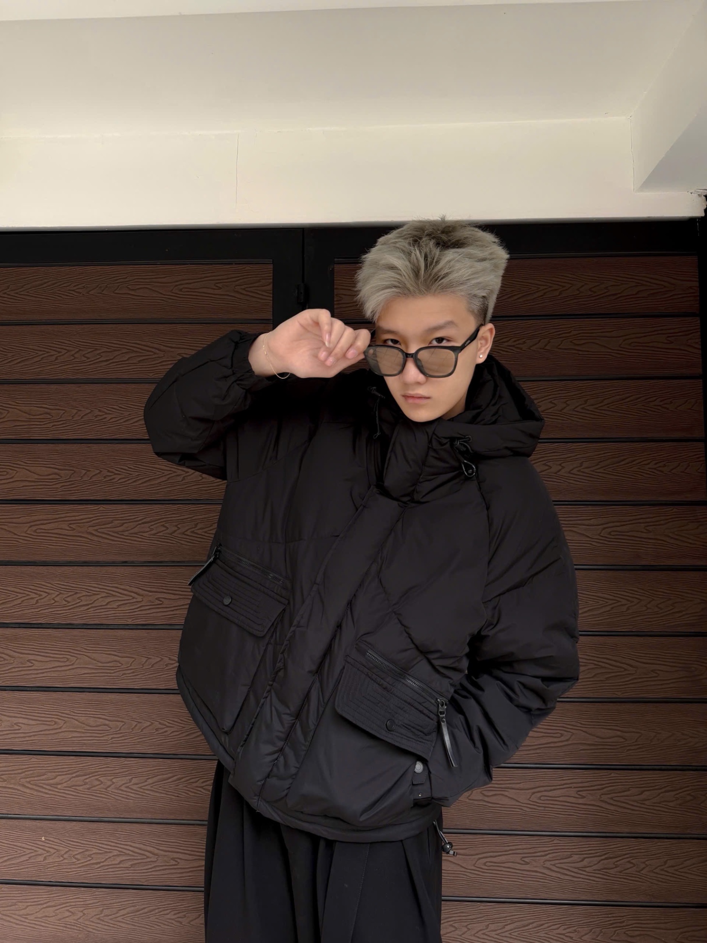 Áo khoác hoodie unisex phao AKD002