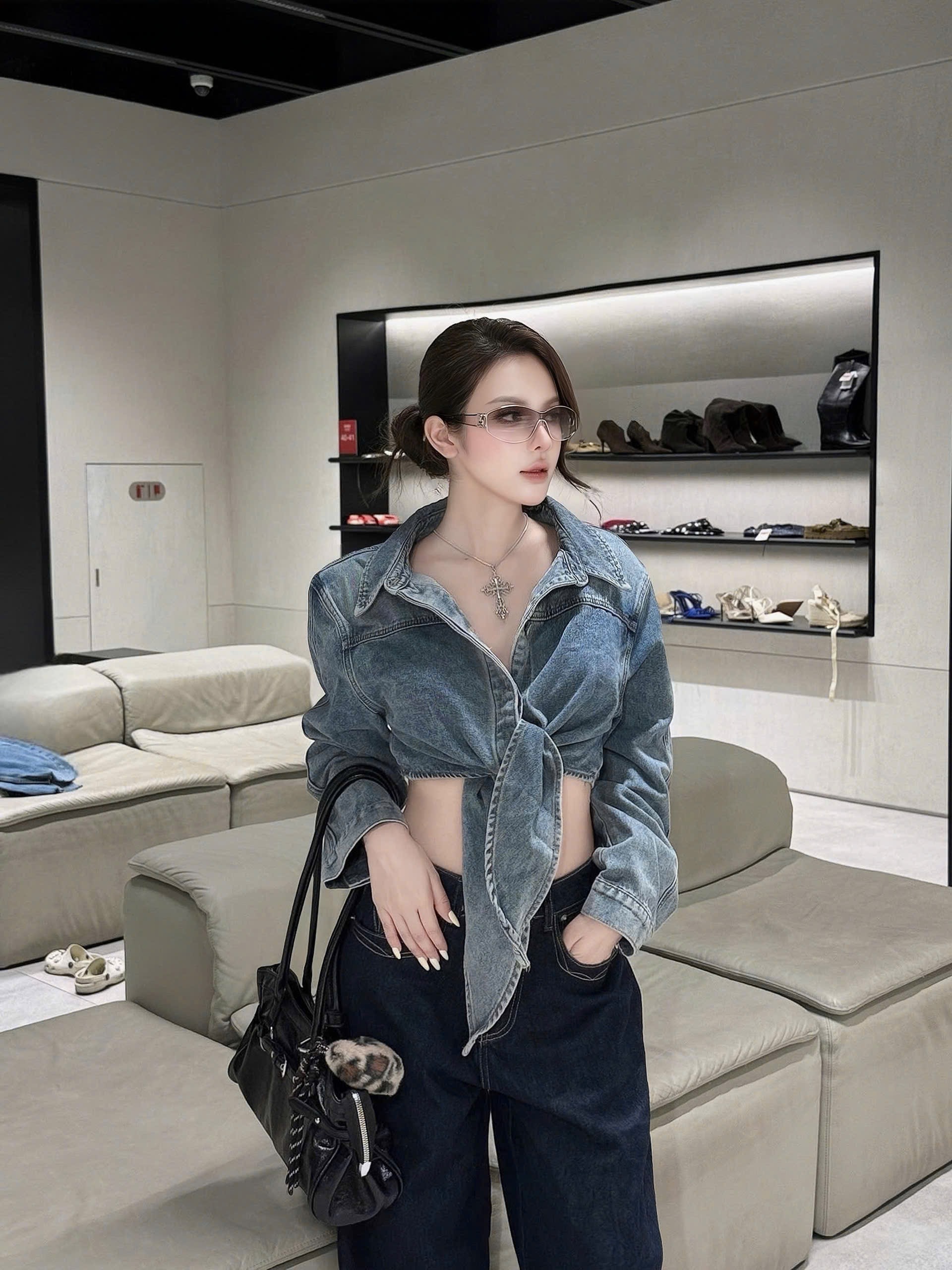 Áo khoác jeans nữ cao cấp AK-5523