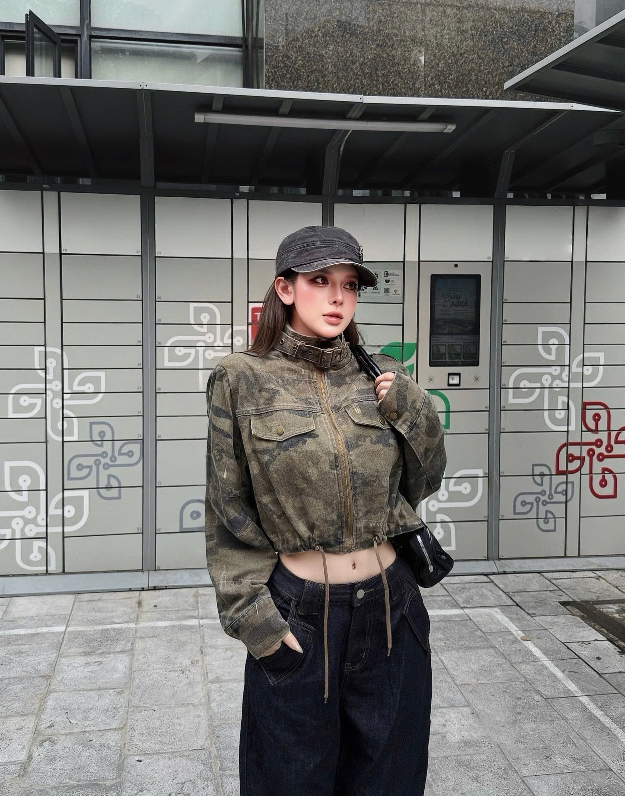 Áo khoác nữ croptop cao cấp AK-5812