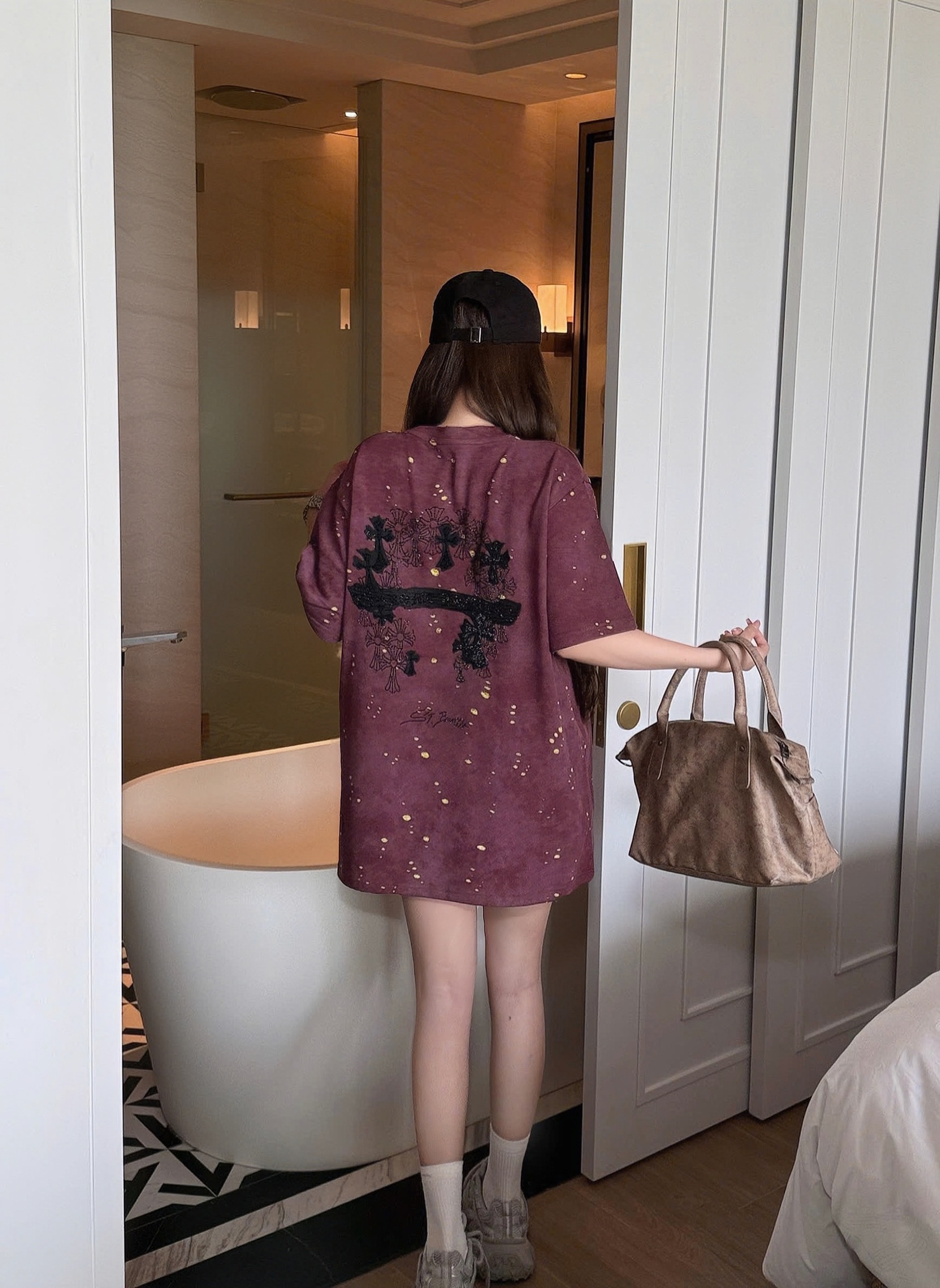 Áo phông CH unisex cao cấp TSS-8906 - Đỏ - Free size
