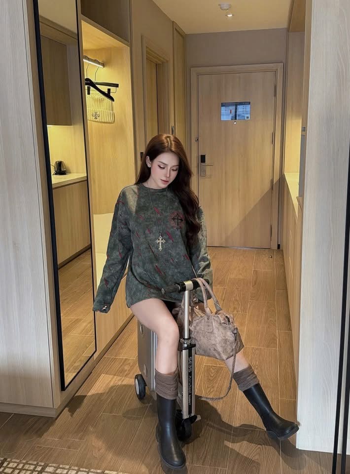 Áo thun dài tay CH unisex cao cấp AN-0310