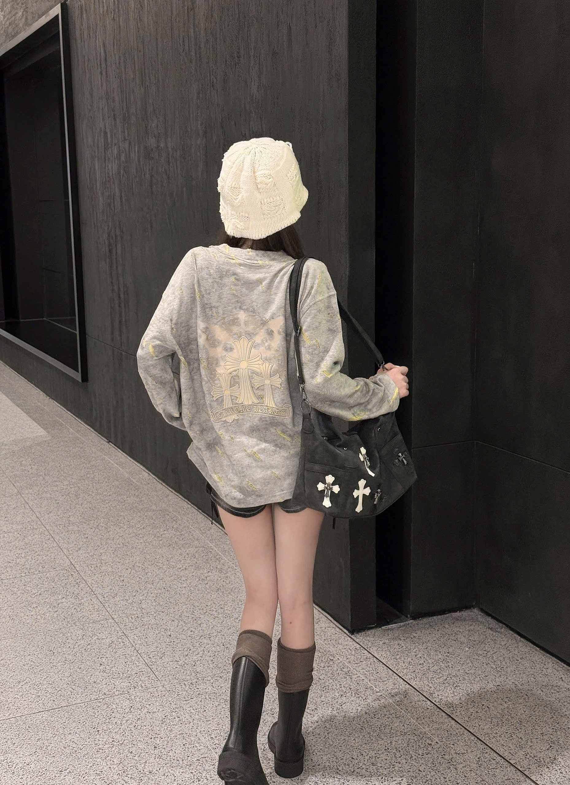 Áo thun dài tay CH unisex cao cấp AN-2108