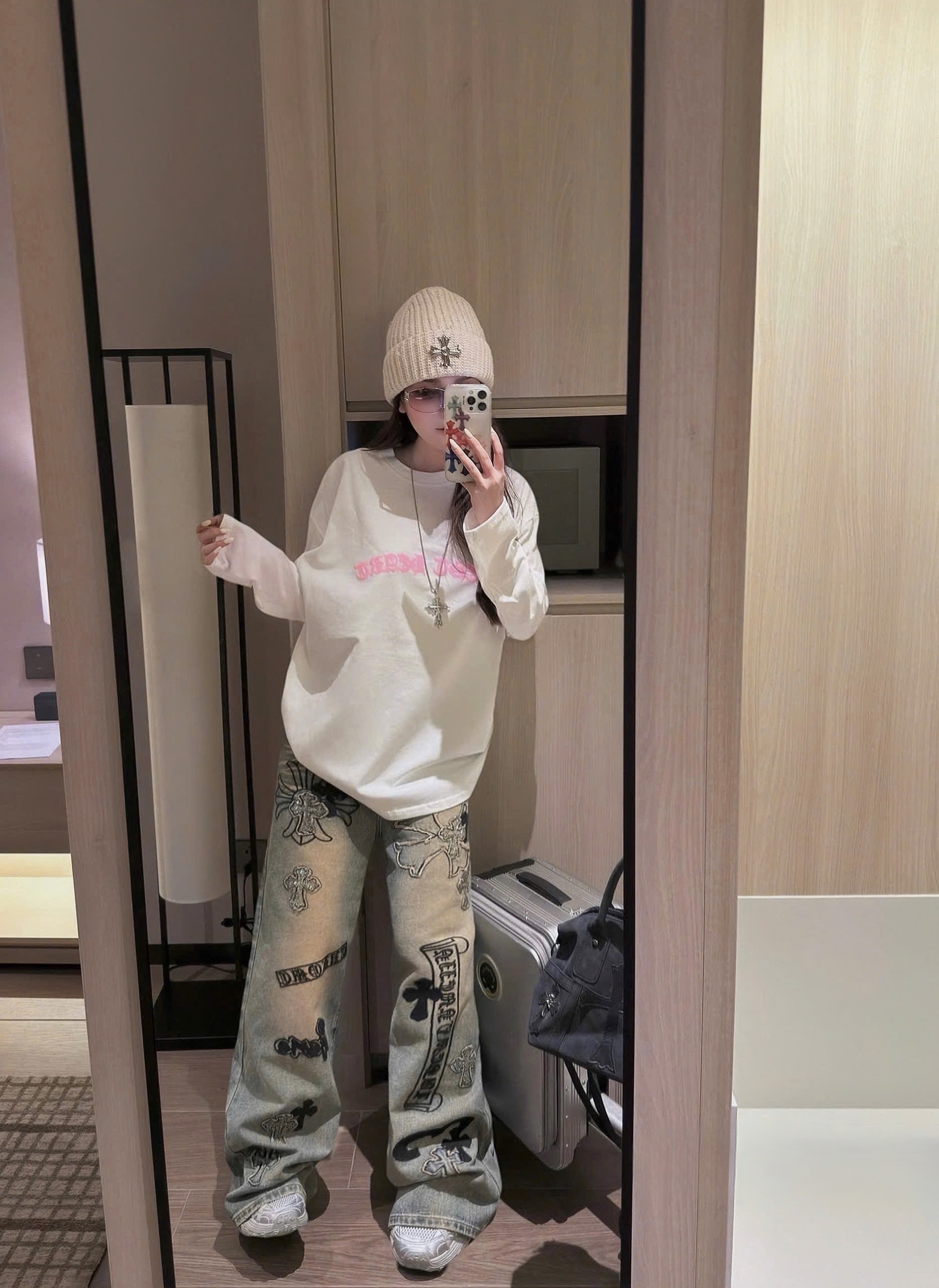 Áo thun dài tay CH unisex cao cấp AN-27899