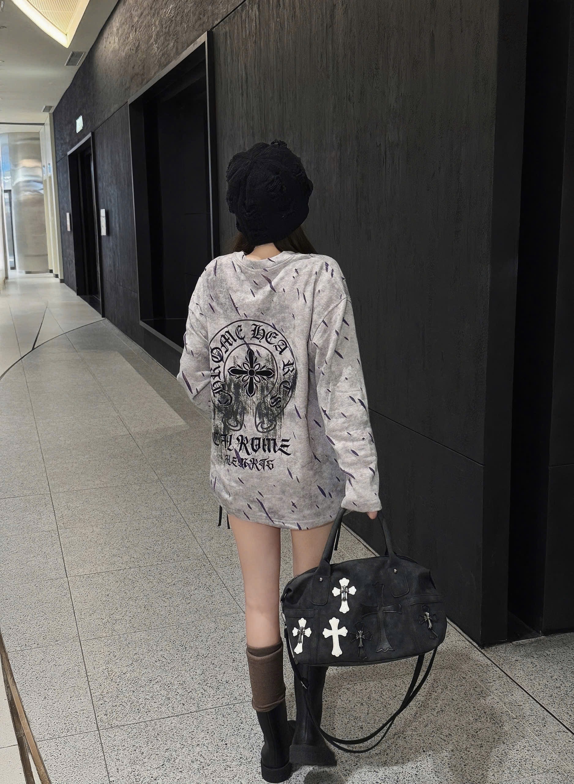 Áo thun dài tay CH unisex cao cấp AN-31228