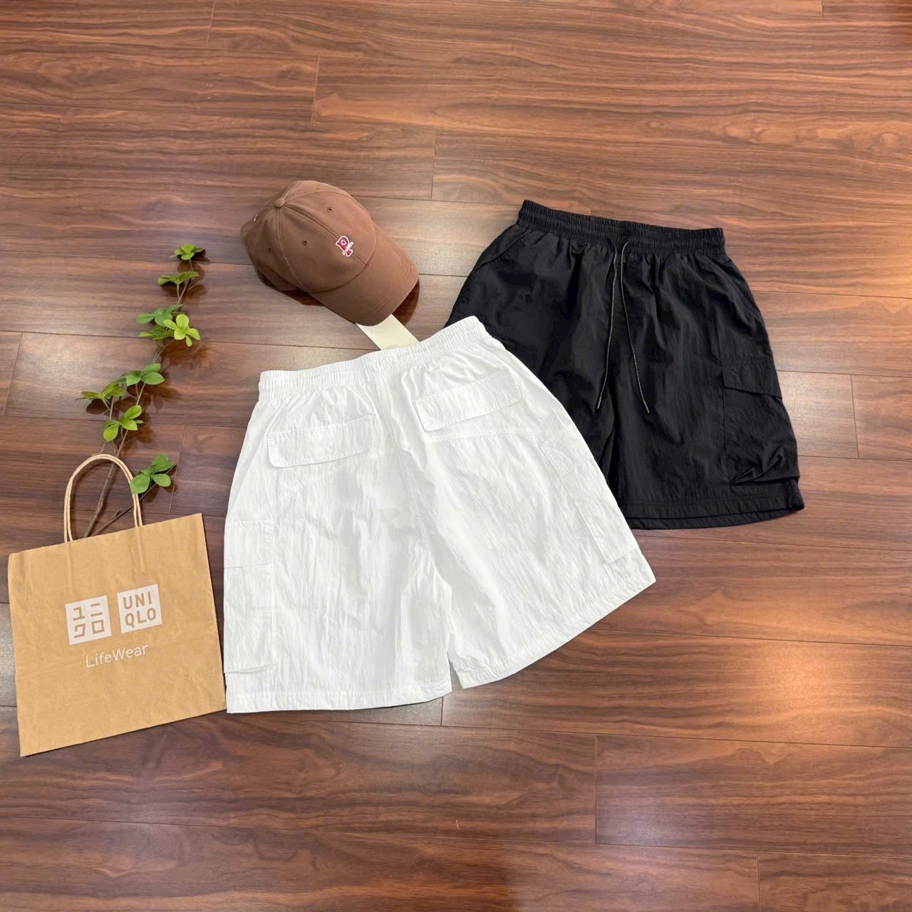 Quần shorts dù unisex cao cấp