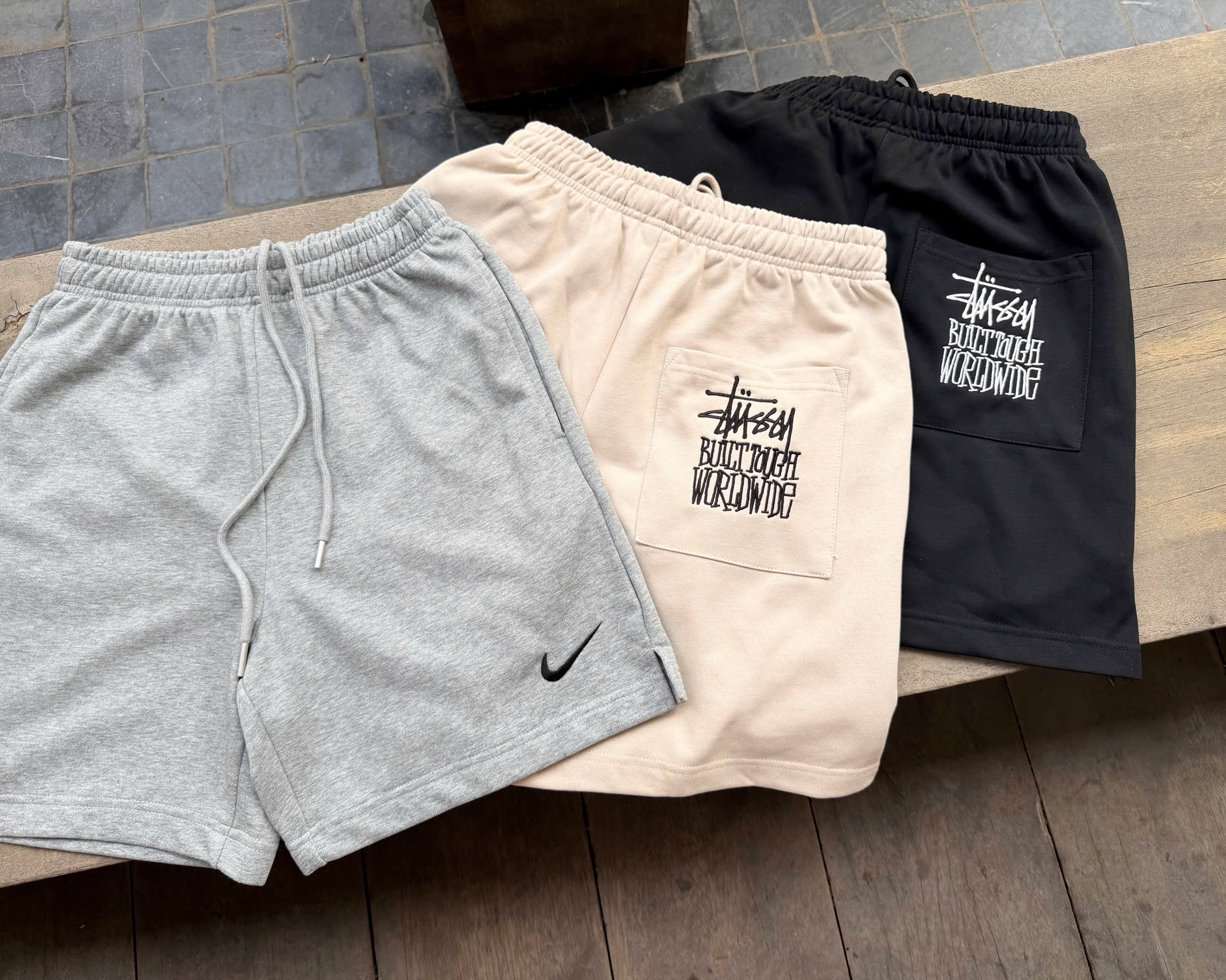 Quần shorts nỉ N unisex cao cấp