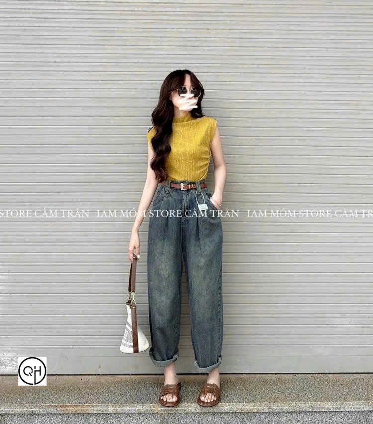 Quần jean baggy phom rộng size S 40-48kg QJ20