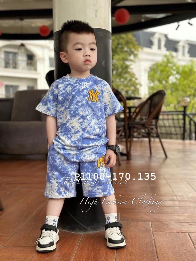 H72 BỘ COTTON LOANG DH BÉ TRAI 10-18kg