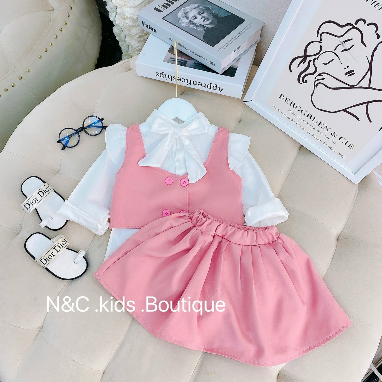 H332 SET 3CT ÁO SƠ MI + GILE + CV HỒNG 10-20KG