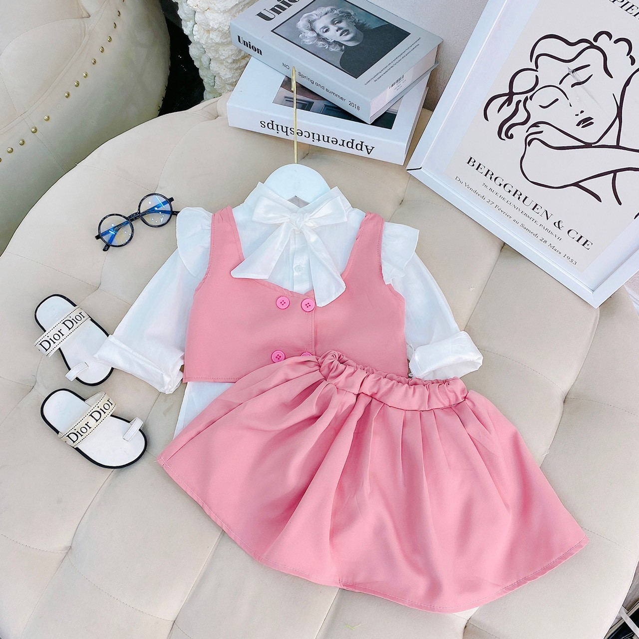H332 SET 3CT ÁO SƠ MI + GILE + CV HỒNG 10-20KG