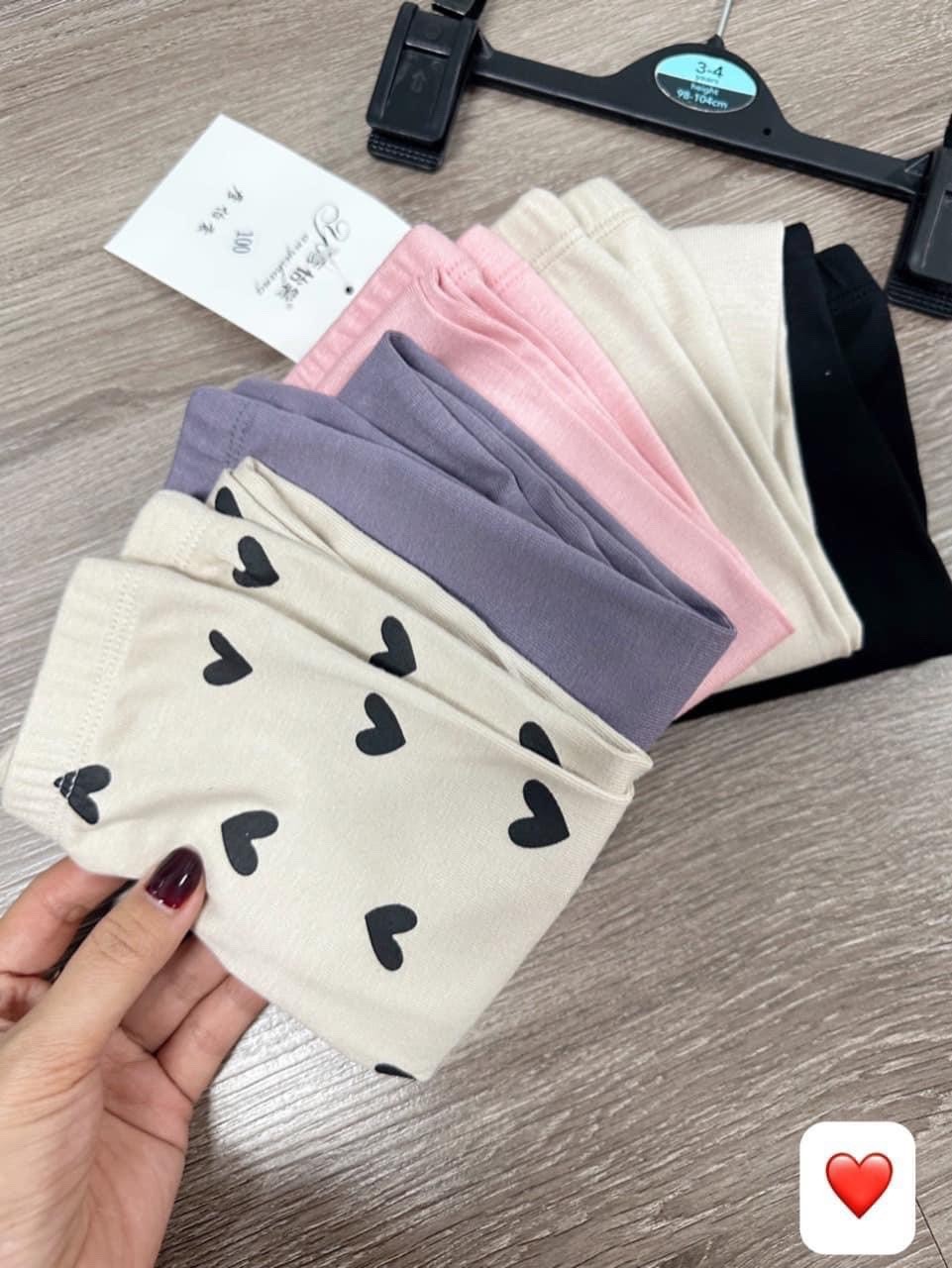 Xả VNXK: Sét 5 quần legging tăm bé gái TG4