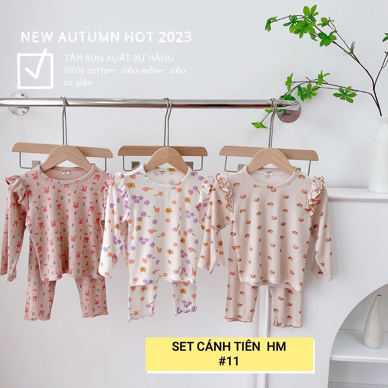 Xả : Sét 3 bộ tăm cánh tiên xuất dư bé gái thu đông