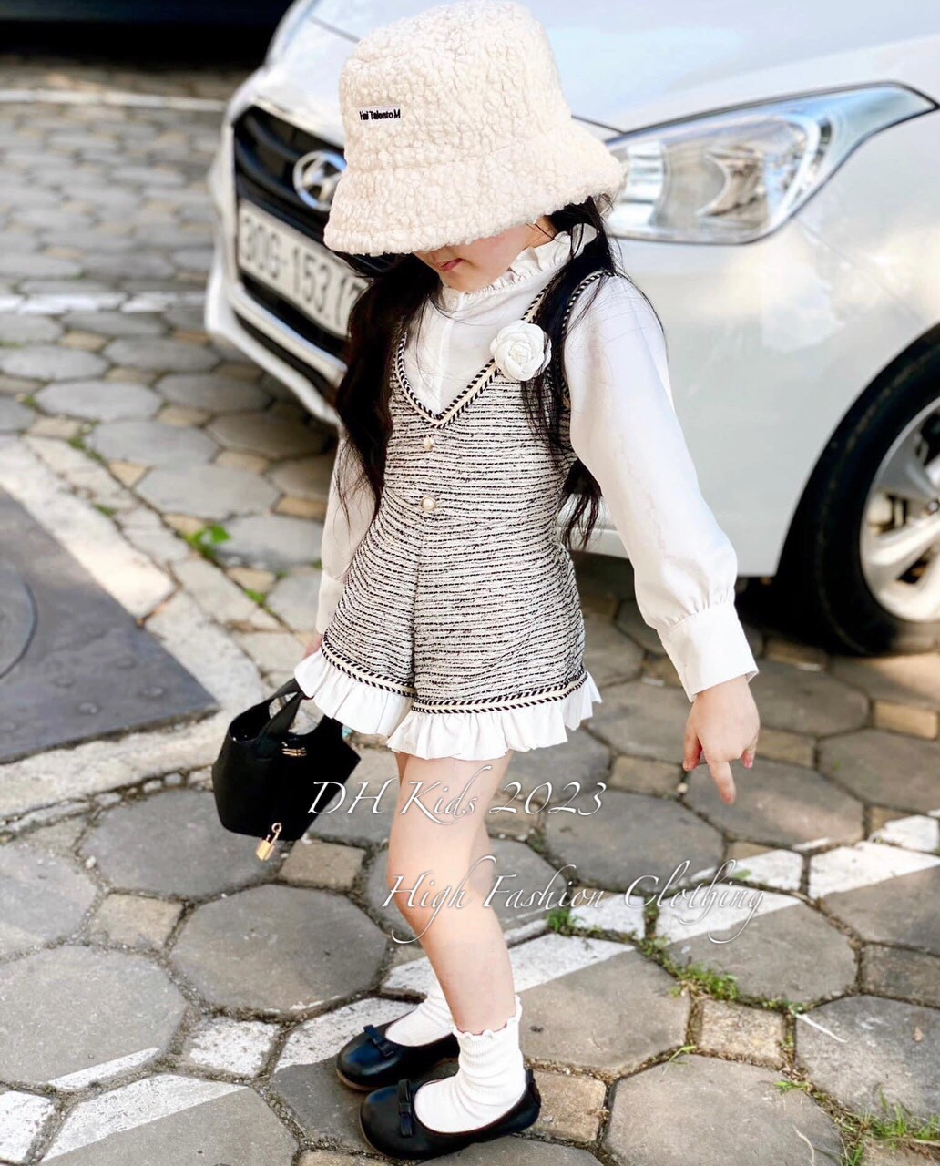 H319 SÉT JUM DẠ KÈM ÁO SƠ MI CHO BÉ 10-28KG